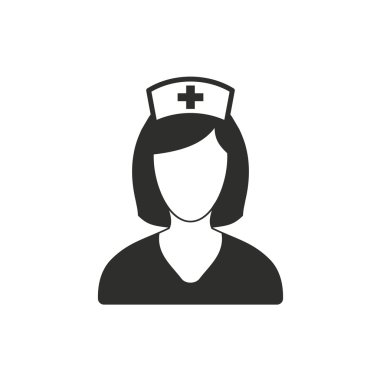 Nurse - vector icon. clipart
