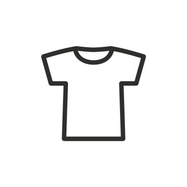 T-shirt-vektör simgesi.