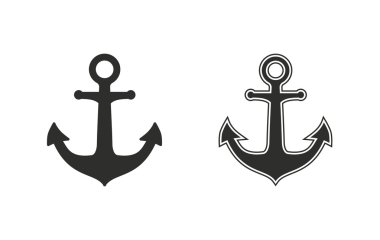 Çapa - vektör simgesi.