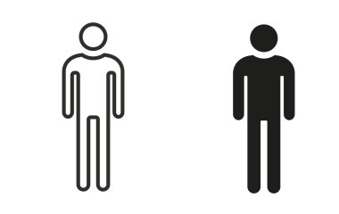 Man - vektör simgesi.