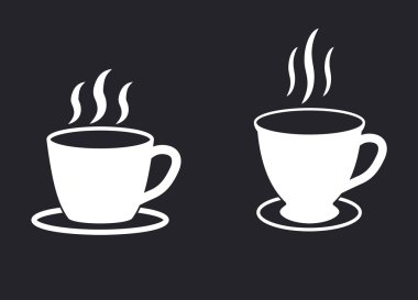 Kahve vektörü simgesi.