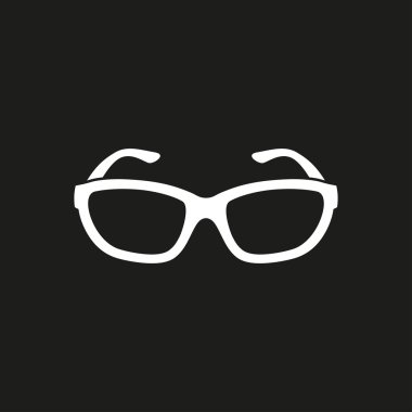 Gözlük Vektörü Simgesi.