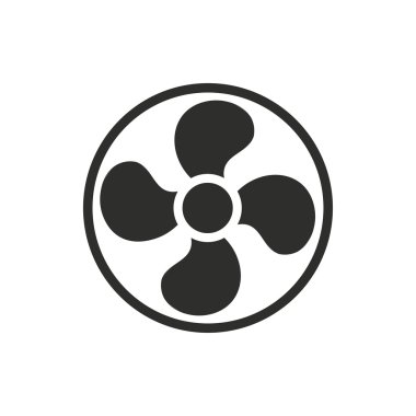 Fan - vektör simgesi.