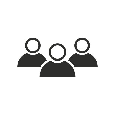 İnsanlar - vektör simgesi.