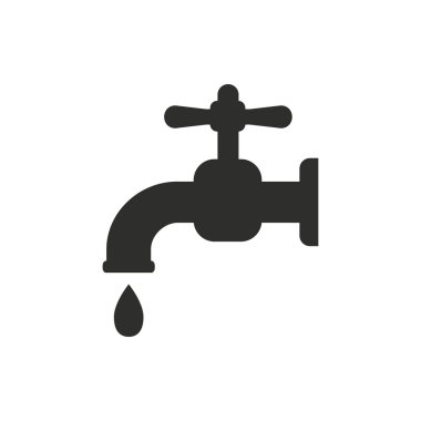 Musluk - vektör simgesi.