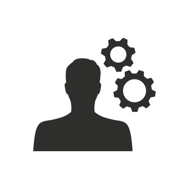 Kişisel - vektör simgesi.