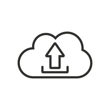 Upload - vektör simgesi.