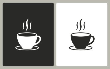 kahve - vektör simgesi.