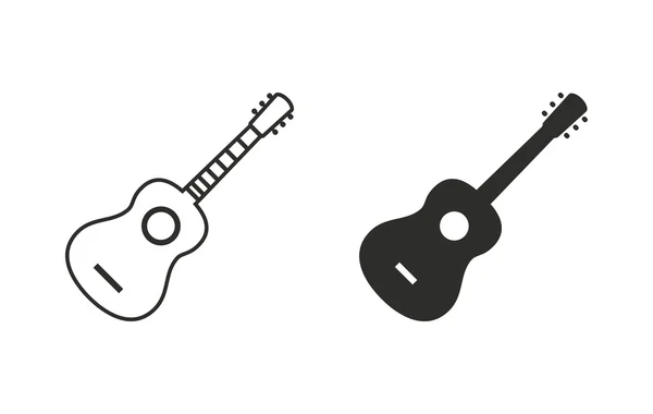 Gitarr - vektor icon. — Stock vektor