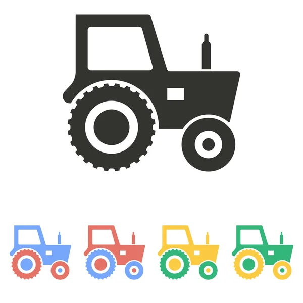 Tractor - vector icon. — Stock Vector