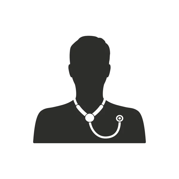 Doctor - vector pictogram. — Stockvector