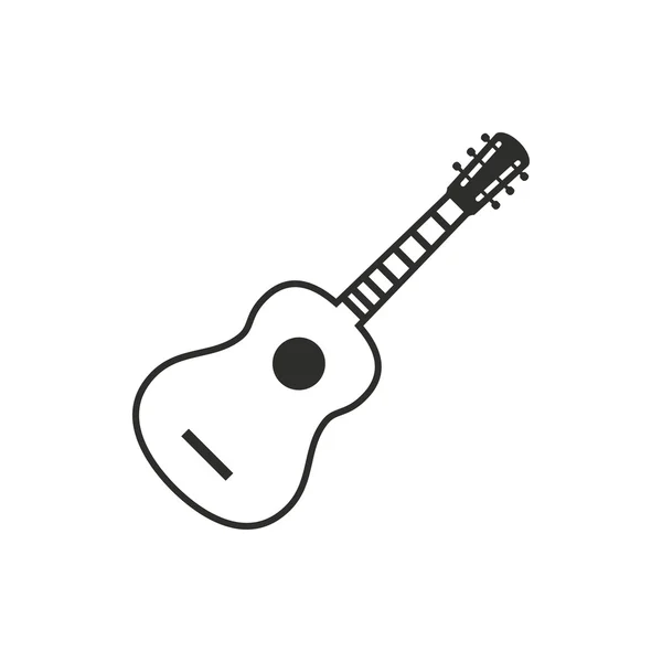 Gitarr - vektor icon. — Stock vektor