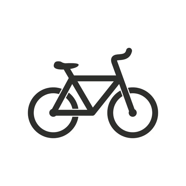 Bicycle - vector icon. — Stock Vector