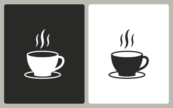 Café - icône vectorielle . — Image vectorielle