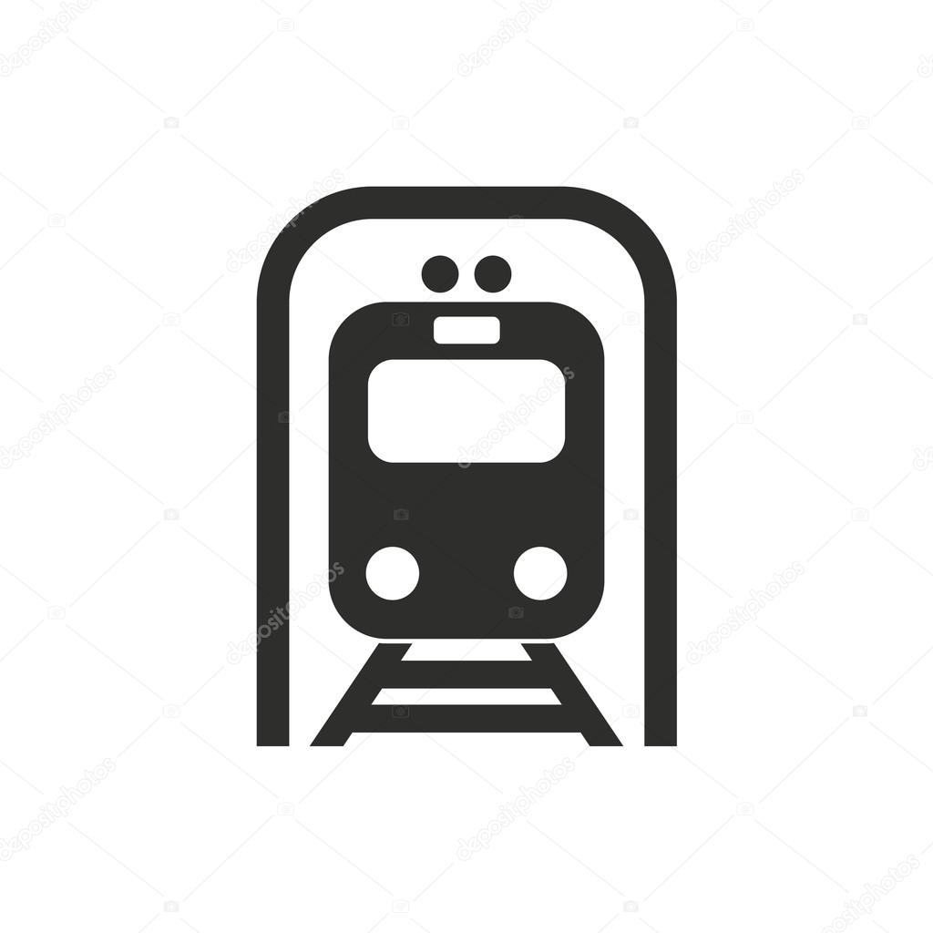 Metro - vector icon.