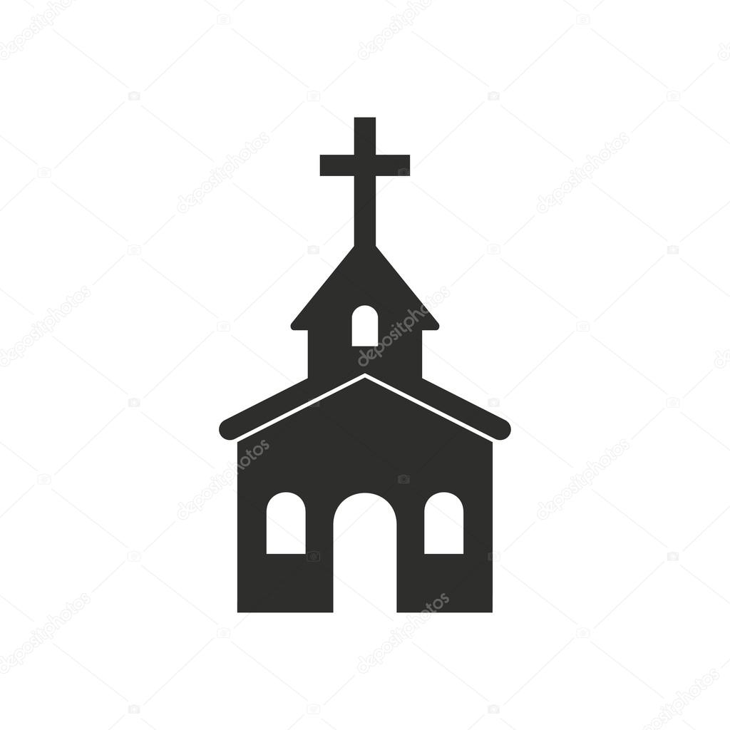 Icono de iglesia imágenes de stock de arte vectorial | Depositphotos