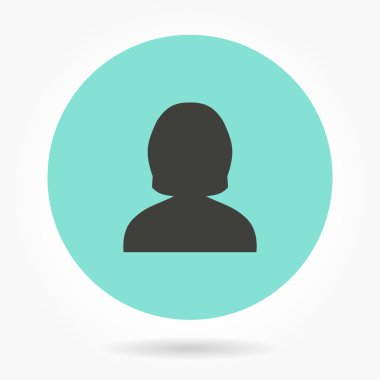 Kadın - vektör simgesi.