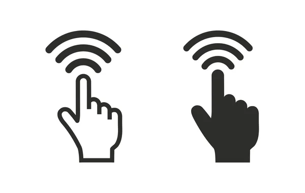 Vinger - vector pictogram. — Stockvector