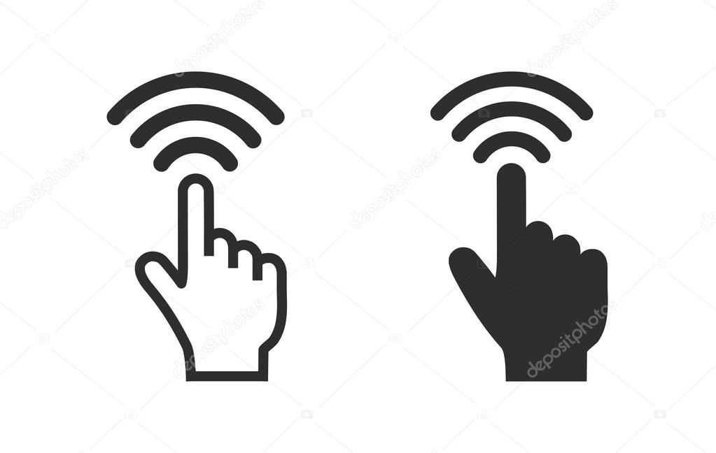 Finger - vector icon.