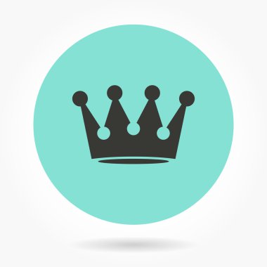 Taç - vektör simgesi.