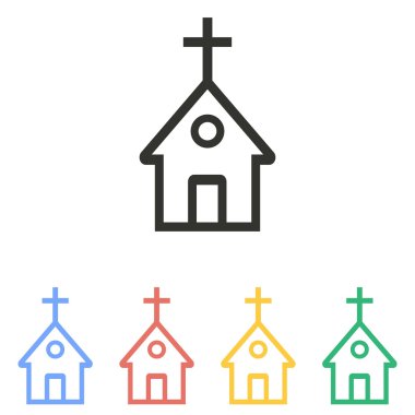 Kilise - vektör simgesi.