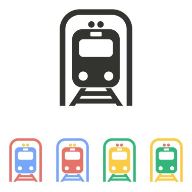 Metro - vektör simgesi.