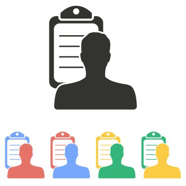 Kişisel - vektör simgesi.