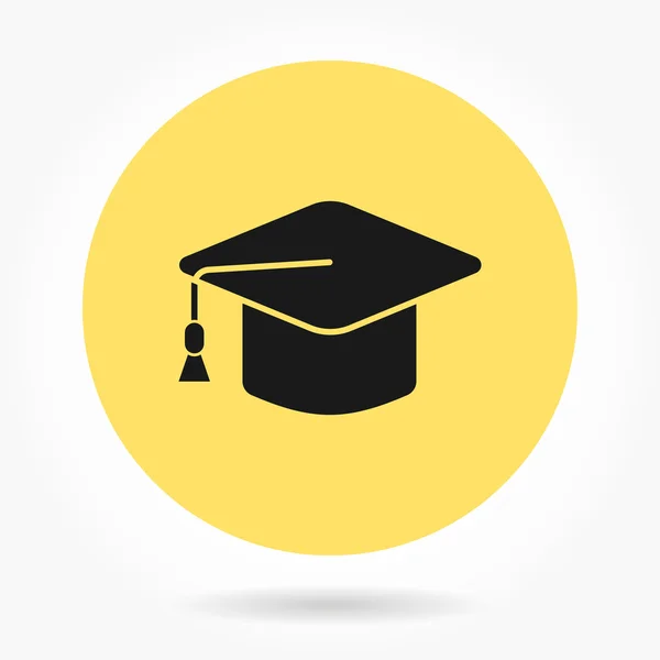 Graduation - vector icon. — Stock Vector