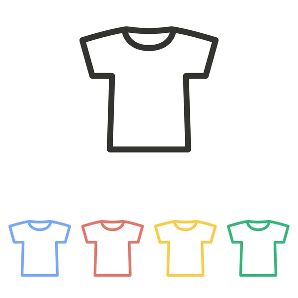 T-shirt - vector icon. — Stock Vector