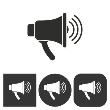 Hoparlör - vektör simgesi.