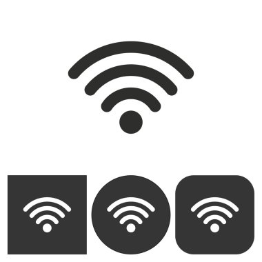 Wi-Fi - vektör simgesi.
