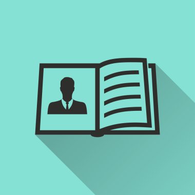 Kitap - vektör simgesi.