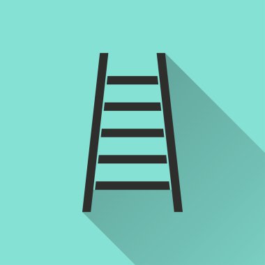 Merdiven - vektör simgesi.