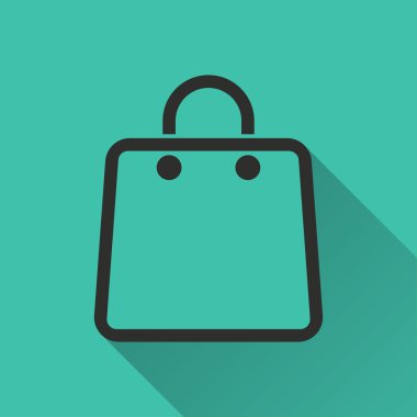 alışveriş çantası - vektör simgesi.