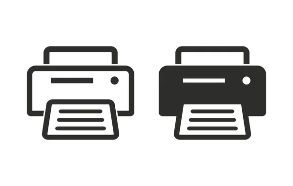 Impresora - icono de vector . — Vector de stock