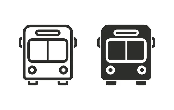 Bus - vector pictogram. — Stockvector