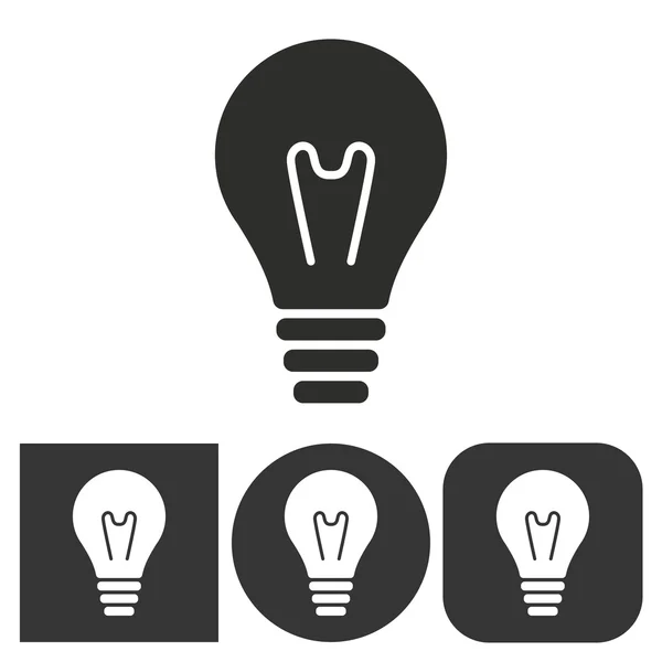 Lamp - vector pictogram. — Stockvector