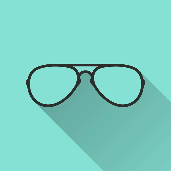 Gafas - icono de vector . — Vector de stock