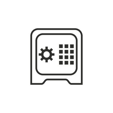 Güvenli - vektör simgesi.