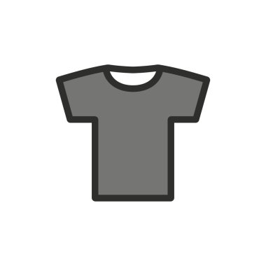 T-shirt-vektör simgesi.