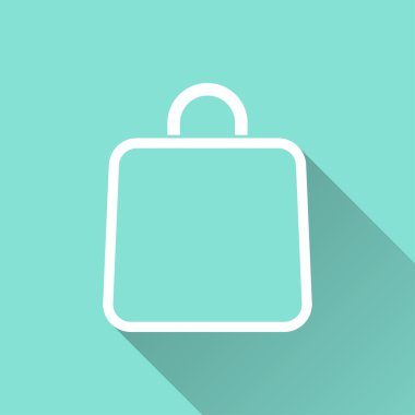 alışveriş çantası - vektör simgesi.