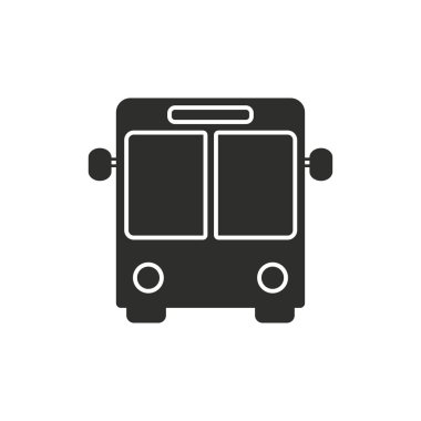 Otobüs - vektör simgesi.