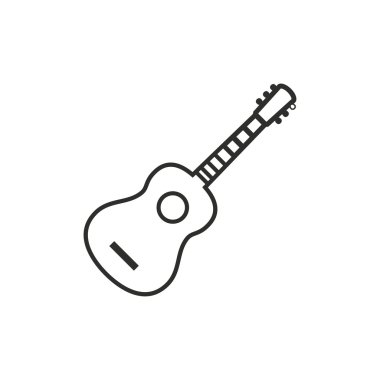 gitar - vektör simgesi.