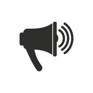 Hoparlör - vektör simgesi.