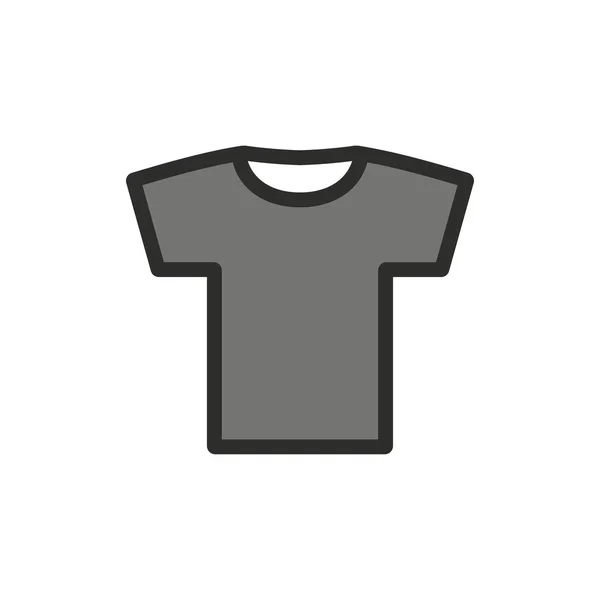T-shirt - ícone vetorial . — Vetor de Stock
