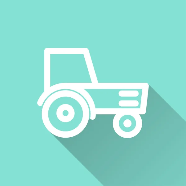 Traktor - Vektor-Symbol. — Stockvektor