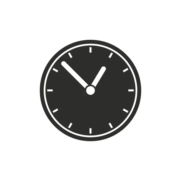 Relógio - ícone vetorial . — Vetor de Stock