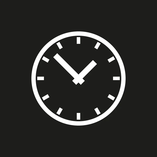 Reloj - icono de vector . — Vector de stock