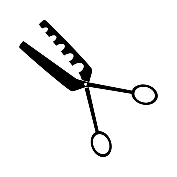 Hair Scissors Hairdresser Tool Simple Isoleted Vector Icon — Stock Vector