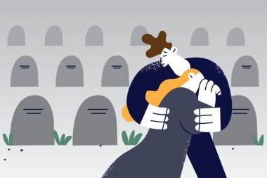 Grief, depression, sorrow concept
